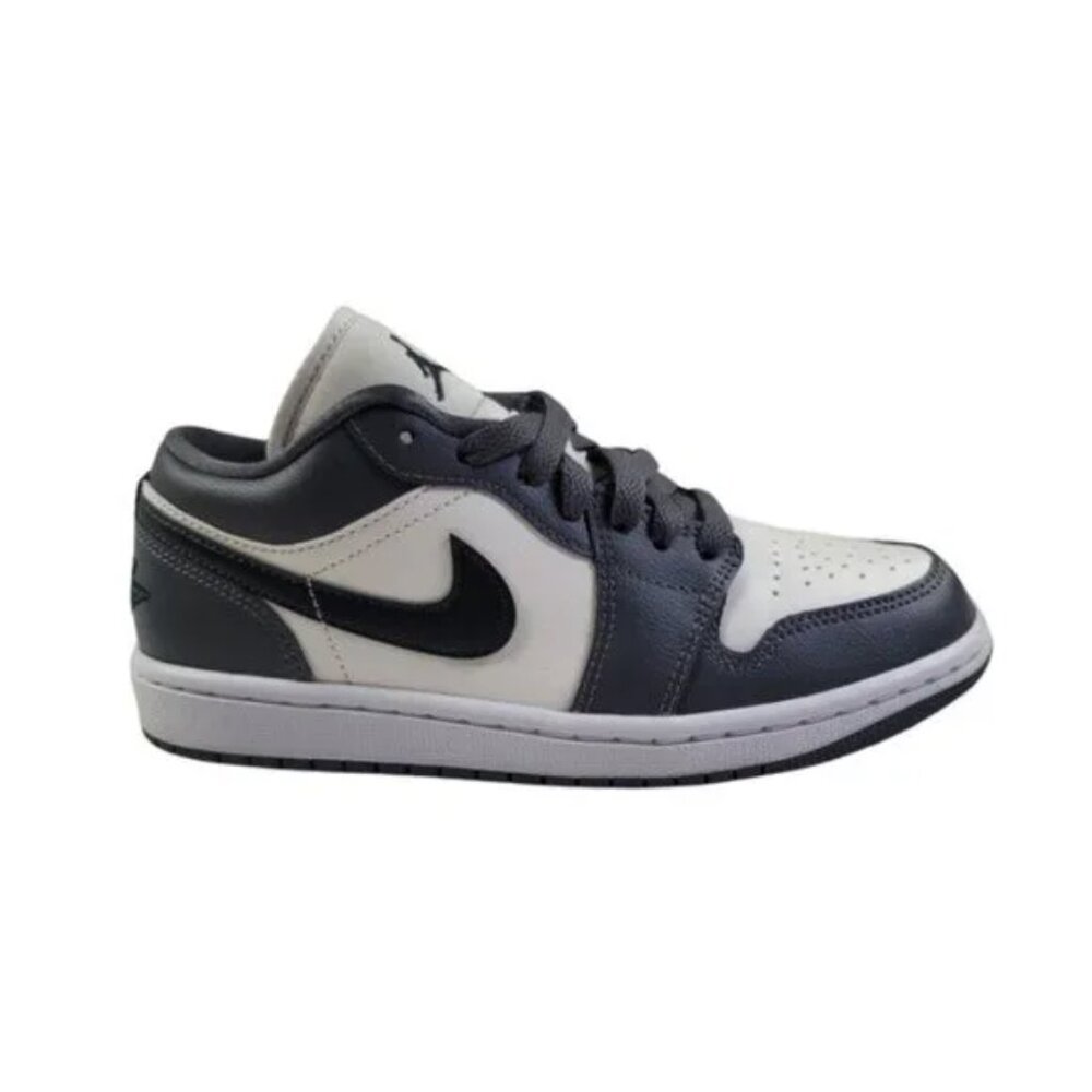 Air Jordan 1 Low Sneakers Womens 5.5 Sail Black White Off Noir